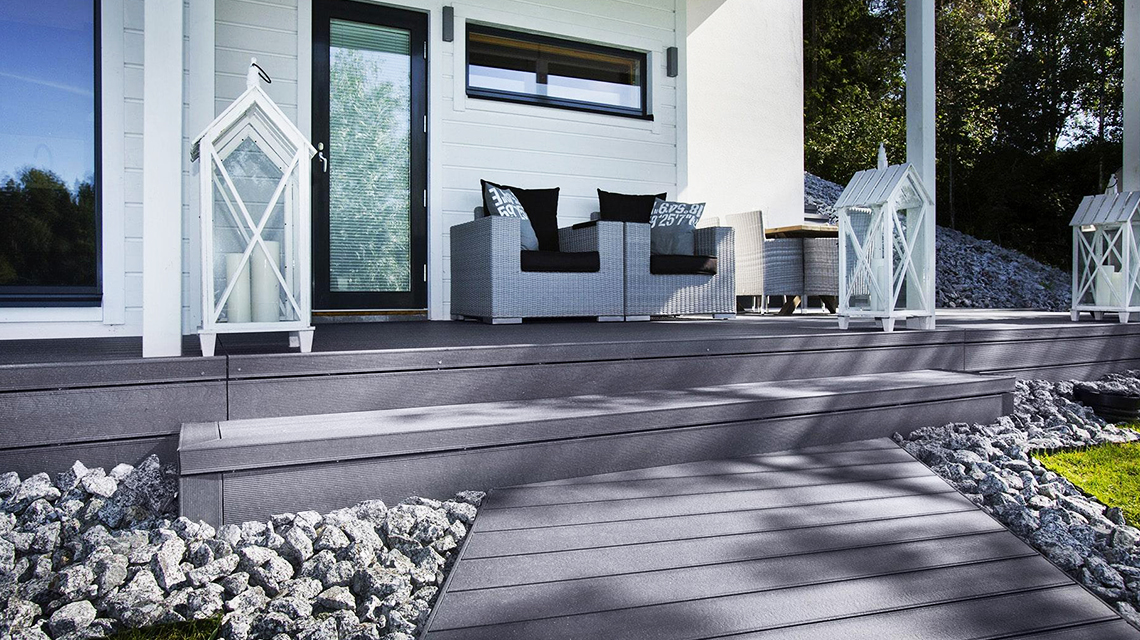 монтаж террасной доски