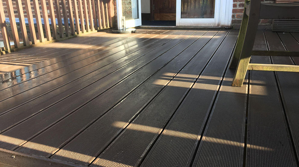 монтаж террасной доски